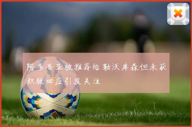 阿韦洛亚被推荐给勒沃库森但未获积极回应引发关注